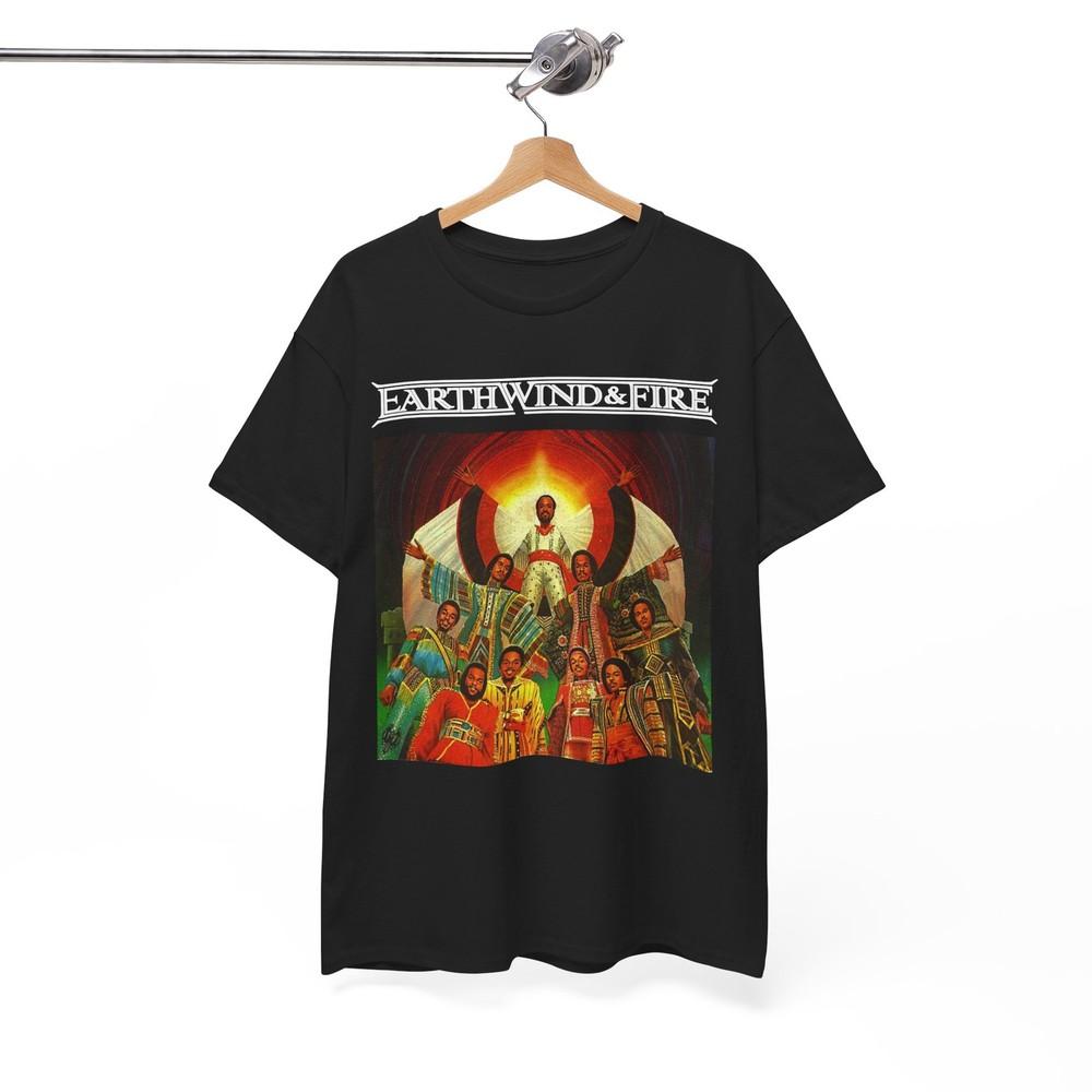 Earth Wind and Fire TShirt Funk Soul Disco Pop Jazz Music Unisex Band Tee Unisex T-Shirt M
