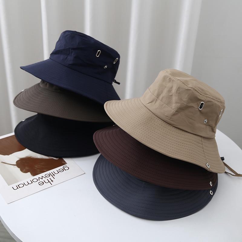 Men's Quick-Drying Wide Brim Hat for Fishing, Camping, Hiking, and Mountaineering