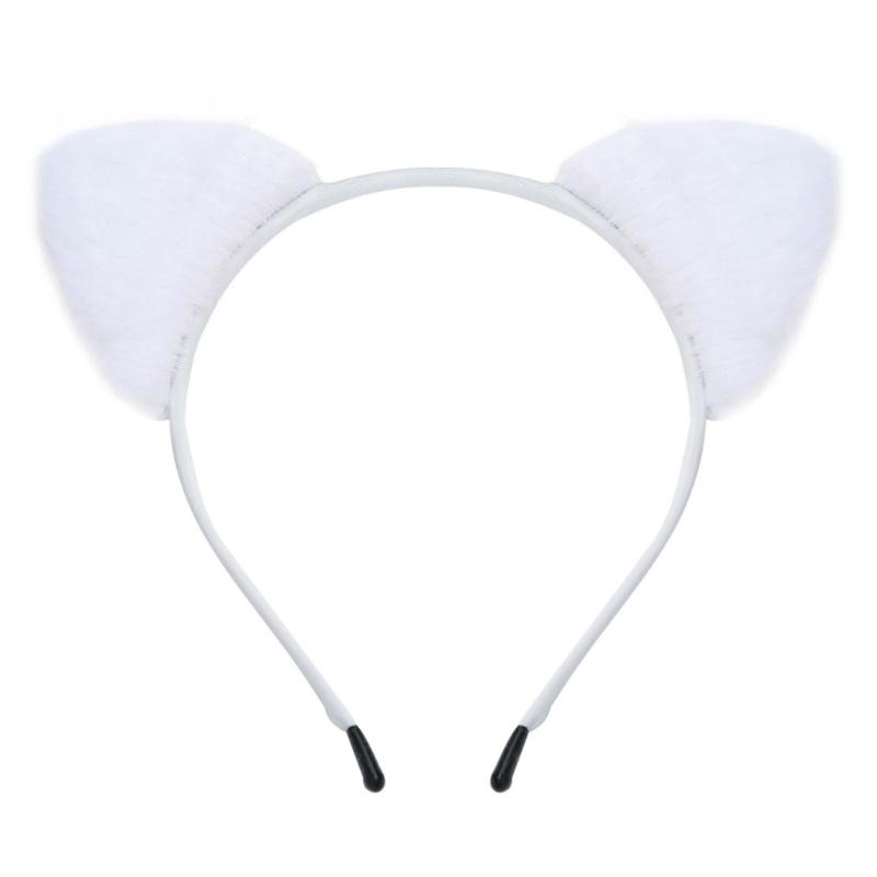 3 Piece Adjustable Plush Cloth Animal Ears Hairband Gentle Baby Toddler Headbands Headwear For Daily Use Daily Play