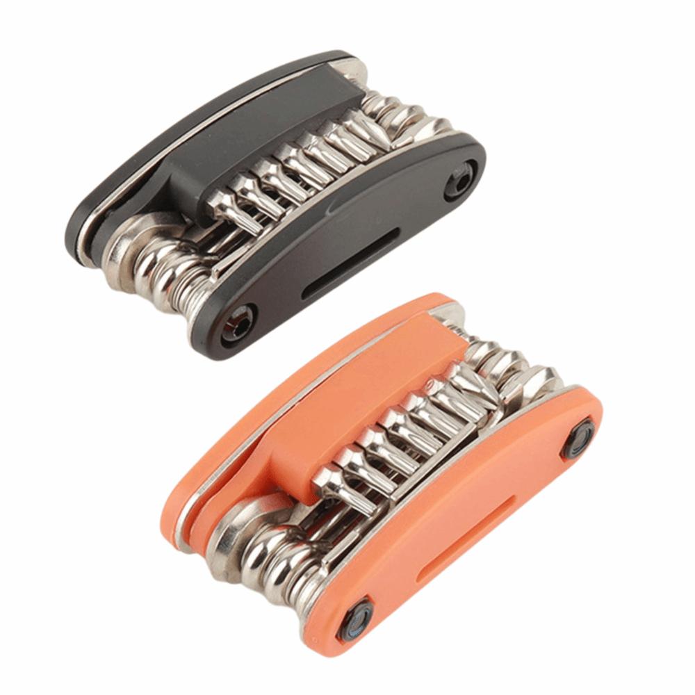 2PCS Electroplated Carbon Steel Bike Repair Tool Kit 21 in 1 Bike Tool Kit Mountain Bike