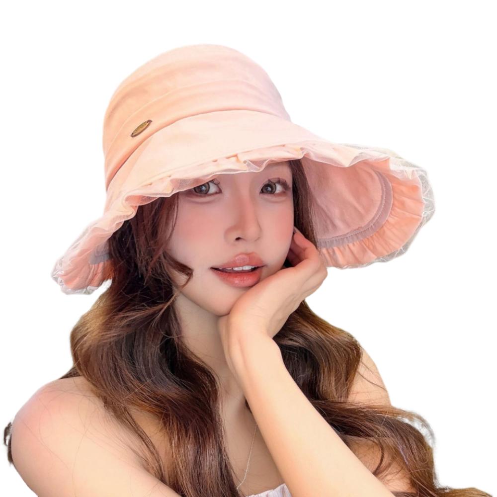 Korean Style Sun Protection Cap UV Protection Beach Hat Outdoor Bucket Hat  Sports Events