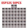100PC ESP32 Wireless Module Smart Electronics ESP-WROOM-32 WiFi+BT+BLE MCU Module 150Mbps Hall Sensor IPEX ESP-32S ESP32U ESP-32