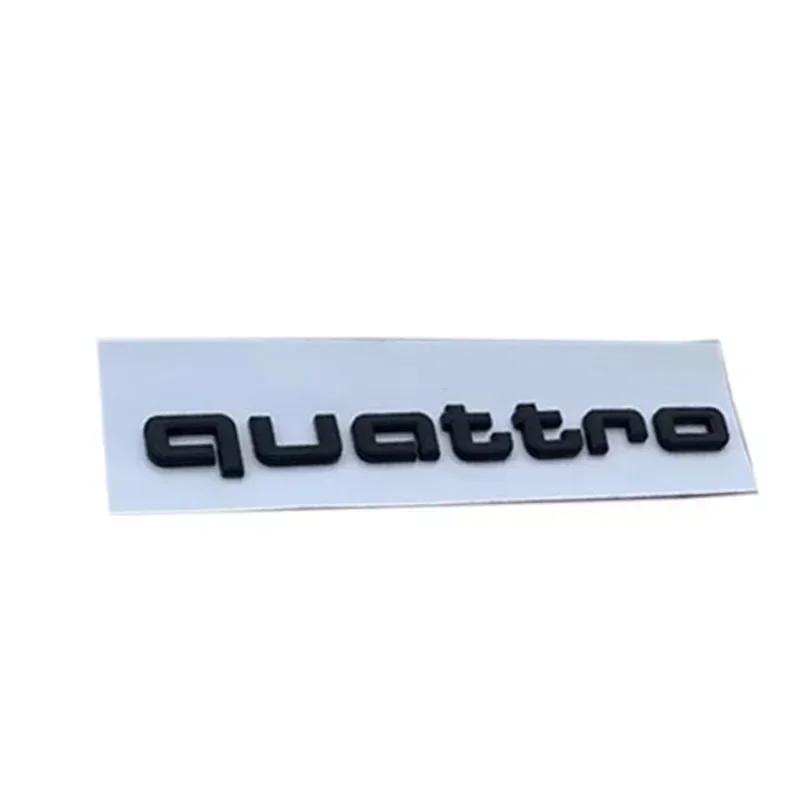 S1 Car ABS Rear Trunk Sticker For S1 35 55 50 Quattro Logo A7 A8 Q3 A1 A3 A5 A6 Q4 Q5 S7 A4L Tail Emblem Badge Decals AZ1s18