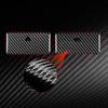 For Land Rover Discovery 1994-2004 Real Carbon Fiber Stickers Center Ashtray and Storage Panel Car Accessories Ide Decorative