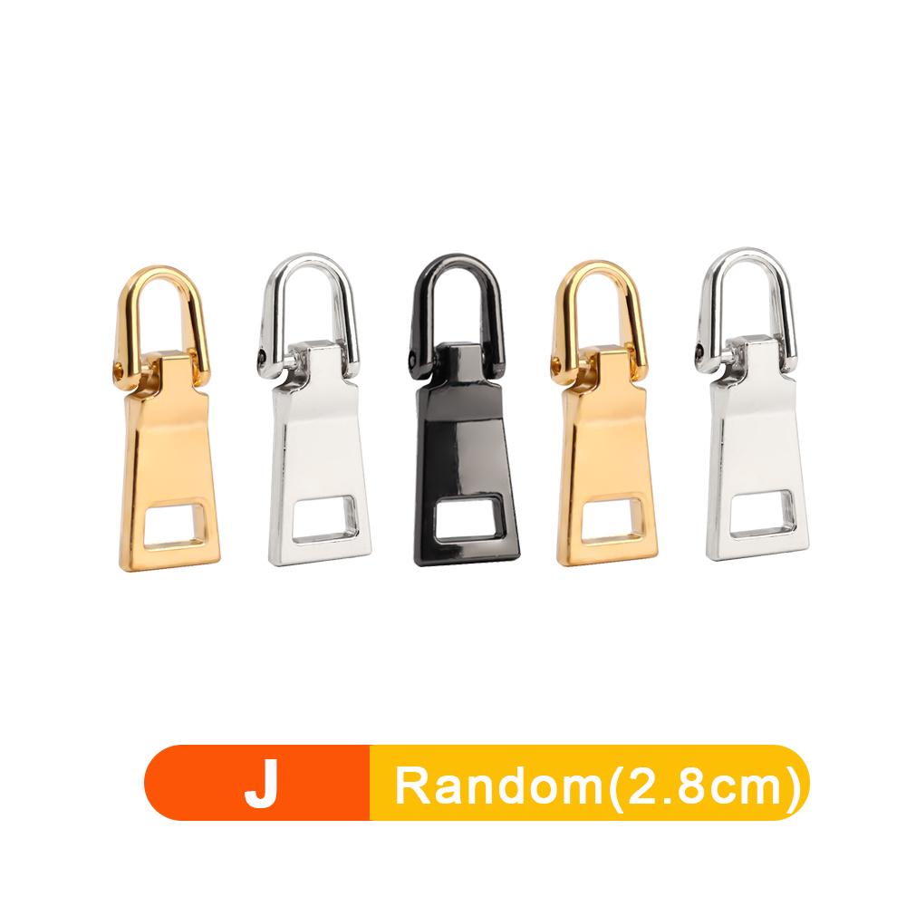 5/1 pz Tiracerniera staccabile universale Kit di riparazione per cerniere in metallo di ricambio per valigie, borse, vestiti e cursori per cerniere