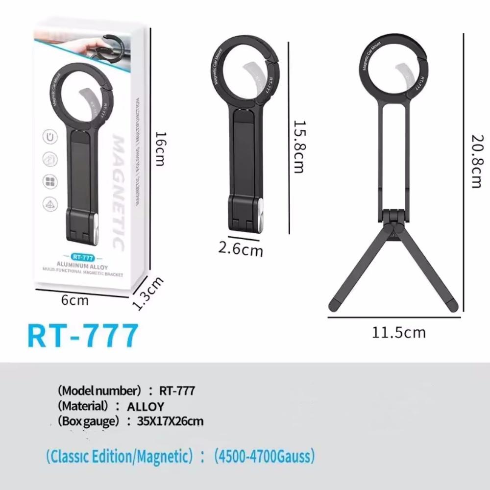 Foldable Magnetic Phone Holder Desktop Lazy Tripod Cell Phone Stand For Magsafe iPhone 16 15 14 13 12 Pro Max Smartphone Bracket
