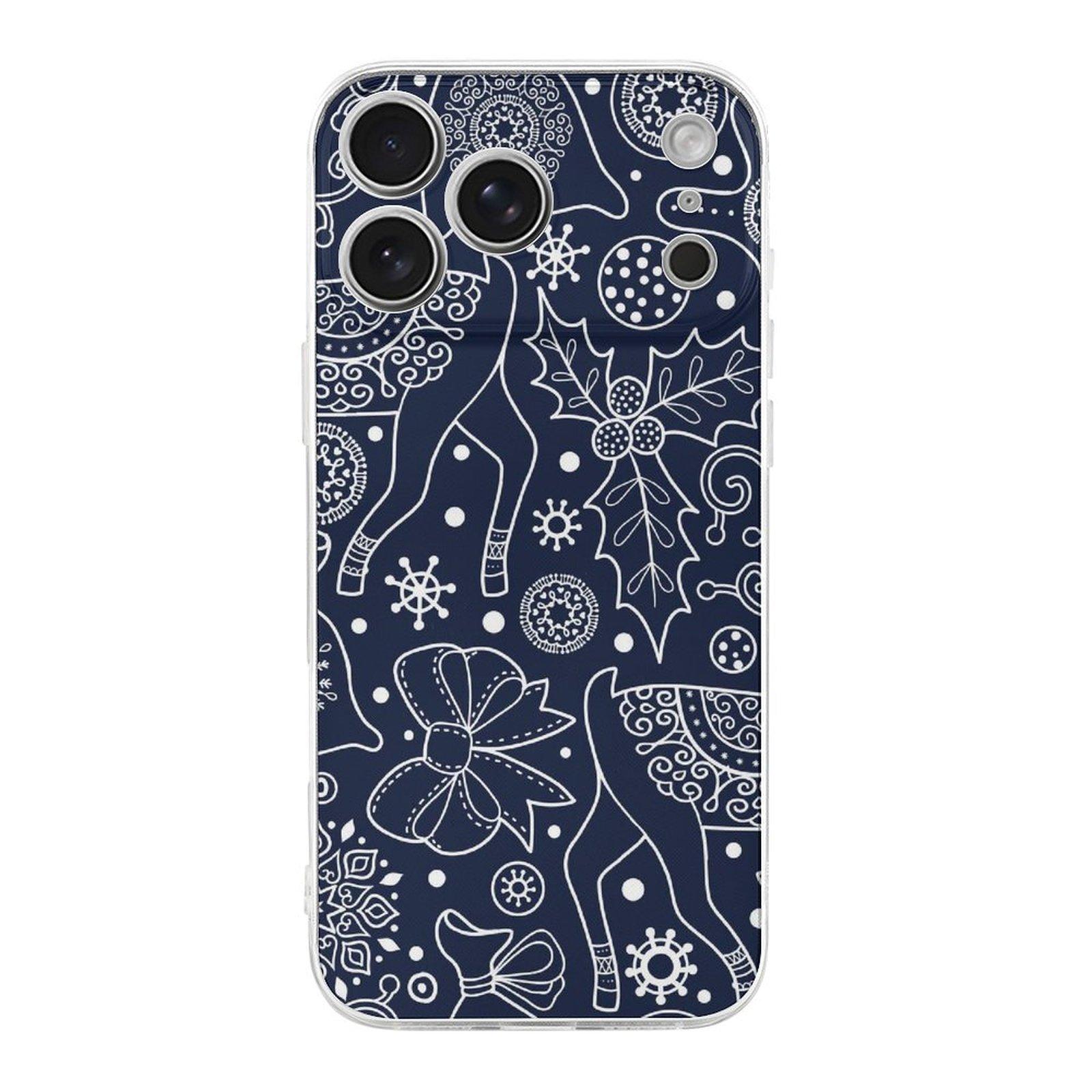 

1 Pack For Iphone 17/17Air/17Pro/17ProMax Transparent TPU Case With Raised Screen Lip, Soft Frame And Drop Cushion Protection IPHONE-17ProMax белый