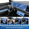Car Film Tucson L 2025 Dashboard Multimedia Navigation Transparent Anti-Scratch Protection Film Modification For Hyundai Tucson