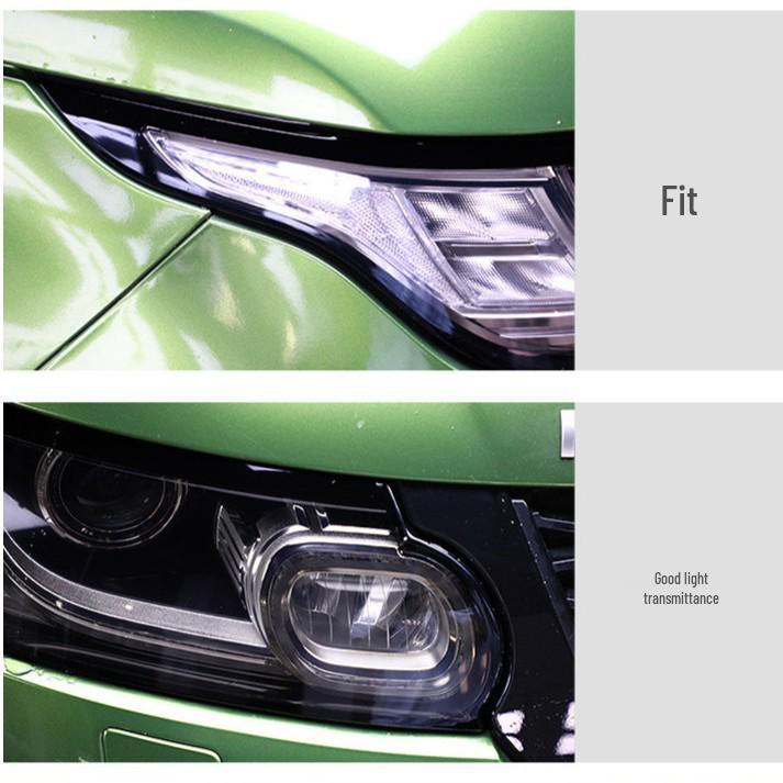 Smoked Headlight Film for 2017-2026 Land Rover Range Rover Velar - Executive Light-Controlled Transparent TPU.