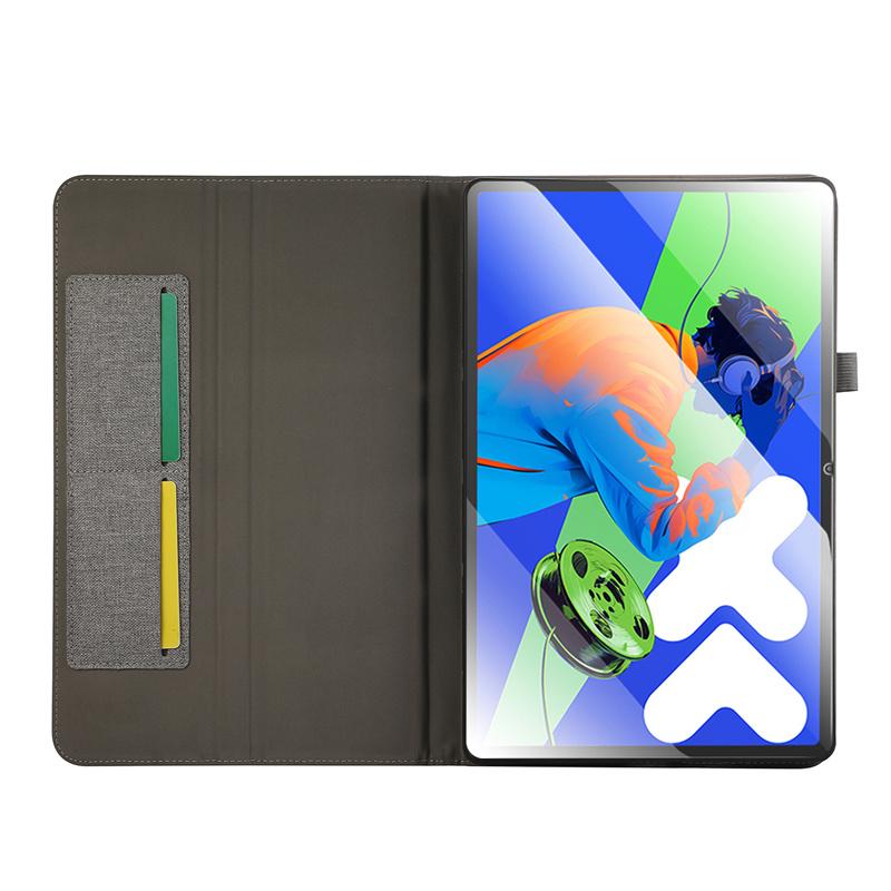 For Xiaoxin Pad Pro 12.7 2025 Case Soft Fabric Flip Stand Tablet Shell For Coque Lenovo Xiaoxin Pad Pro 2025 12.7 Inch Case Etui