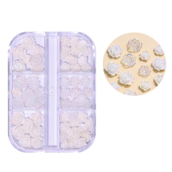 Stilvolle Nageldekoration Lebendige Farbwechselnde Schleife