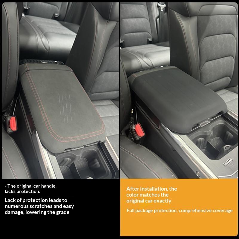 Fit For Jetour Traveler Shanhai T2 Car Armrest Box Cover Protective Pad Central Control Armrest Silicone Protection Cover MatGood product