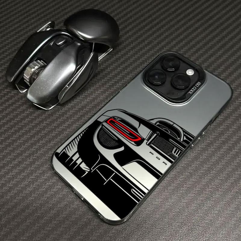 Male Men Sports Car Cartoon Line Coque For Apple iPhone 17 Air 16e 16 14 15 13 11 Pro Max Plus 12Pro Shockproof Case Phone Cover iPhone 11Pro Max
