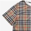 Burberry 8078636 A7028 Vintage Check Mesh Boys Kids Short Sleeve Tee