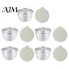 Small Metal Food Storage for Baby Stainless Steel Sauce Cup with Silicone Lid, Reusable Leakproof Dip Cups Bento Box Condiment Container, Dipping Bowl