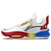 Li Ning All City 10 Cushioning Slip Resistant Abrasion Resistant Rebound Low Top Basketball Shoes Men's White ABAS009-3(Team-10)