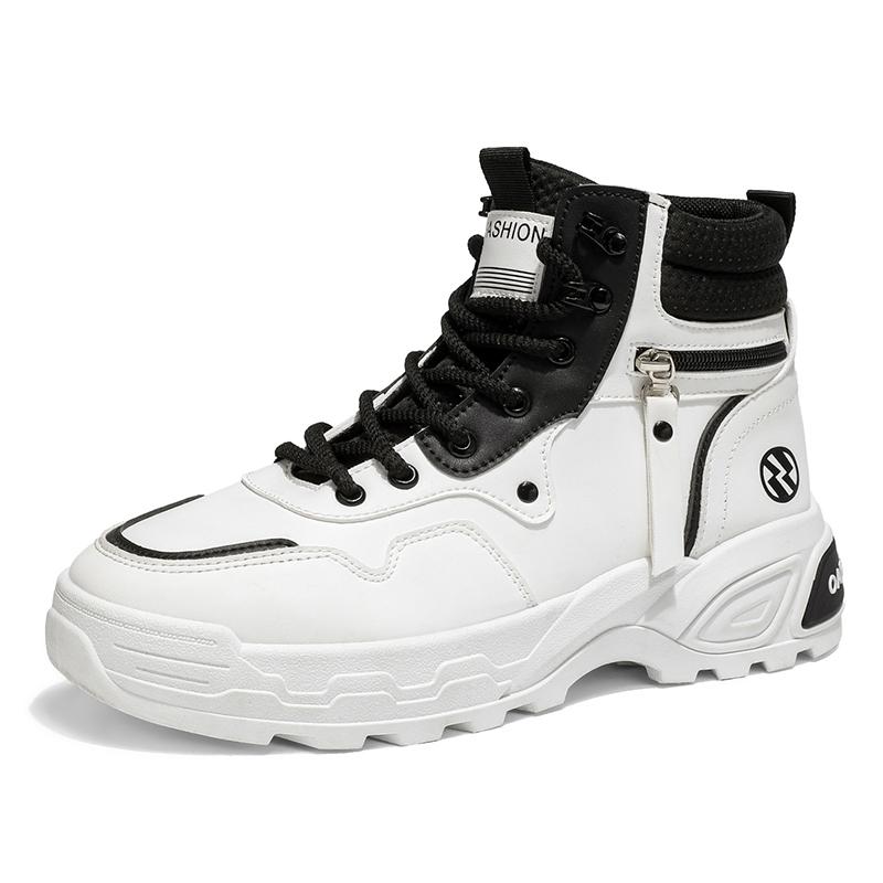 Men s boots spring and autumn new soft-sole non-slip leisure boots fashion Joker outdoor high-top boots youth comfort work boots 40 3990₽