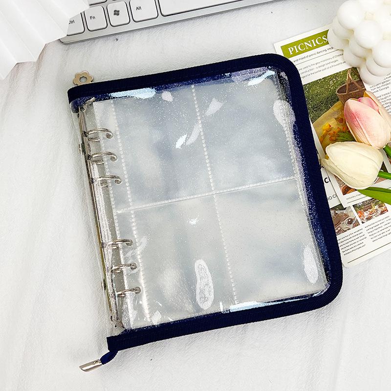 Large Capacity Polaroid Scrapbook Album: Ring Binder for Postcards, Small Cards, and Couple Photos