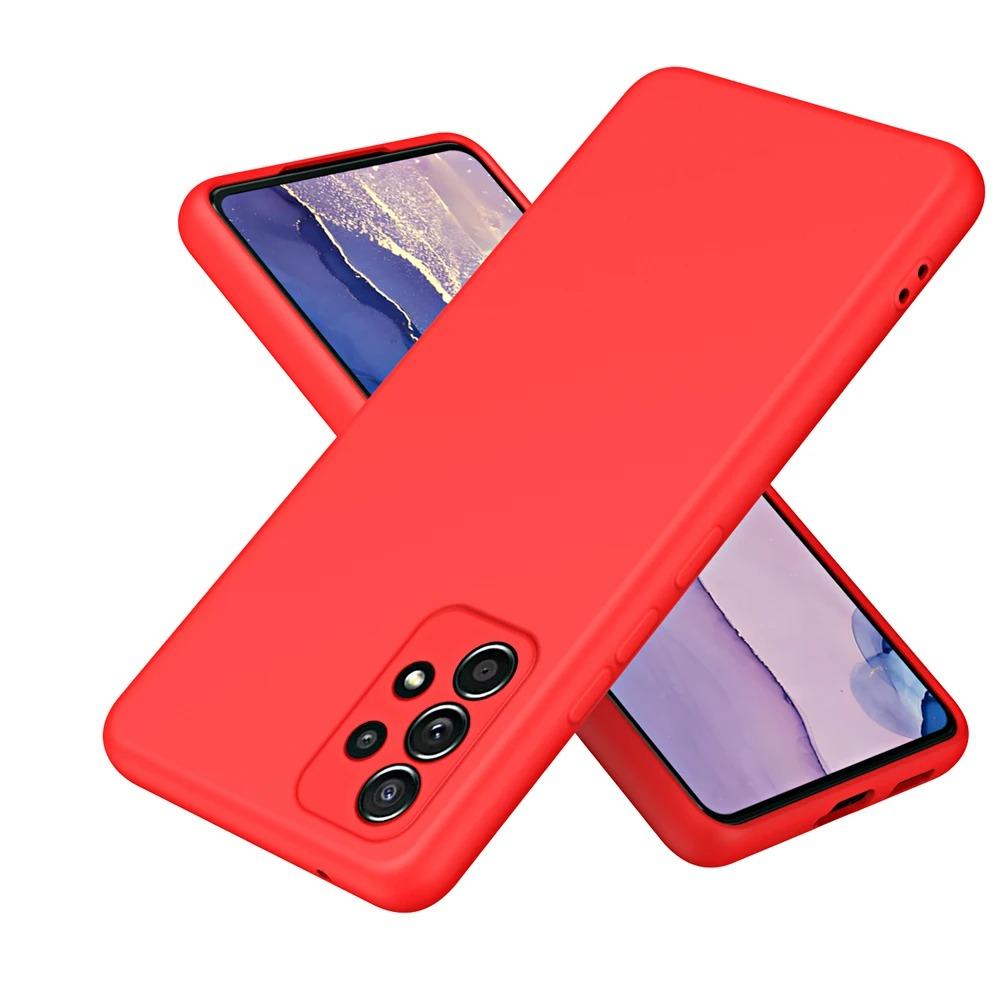 Liquid Silicone Phone Case for Samsung A04E A32 A42 A52 A52S A72 A13 A23 A33 A53 A73 A14 A17A24 A34 A54 5G Soft Casess Fundas