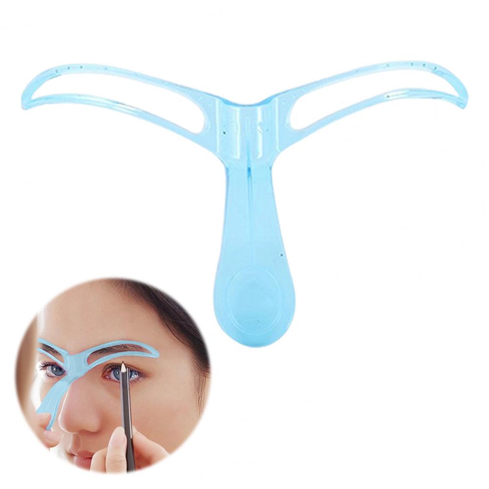 1/2/4/6Pcs Eyebrow Stencil Eyebrow Template with Handle Brow Mapping Guide Auxiliary Card Reusable Fast Brow Shaping Tools