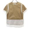 Ray Beams Made In Japan Short Sleeve Cut Beige Women Used