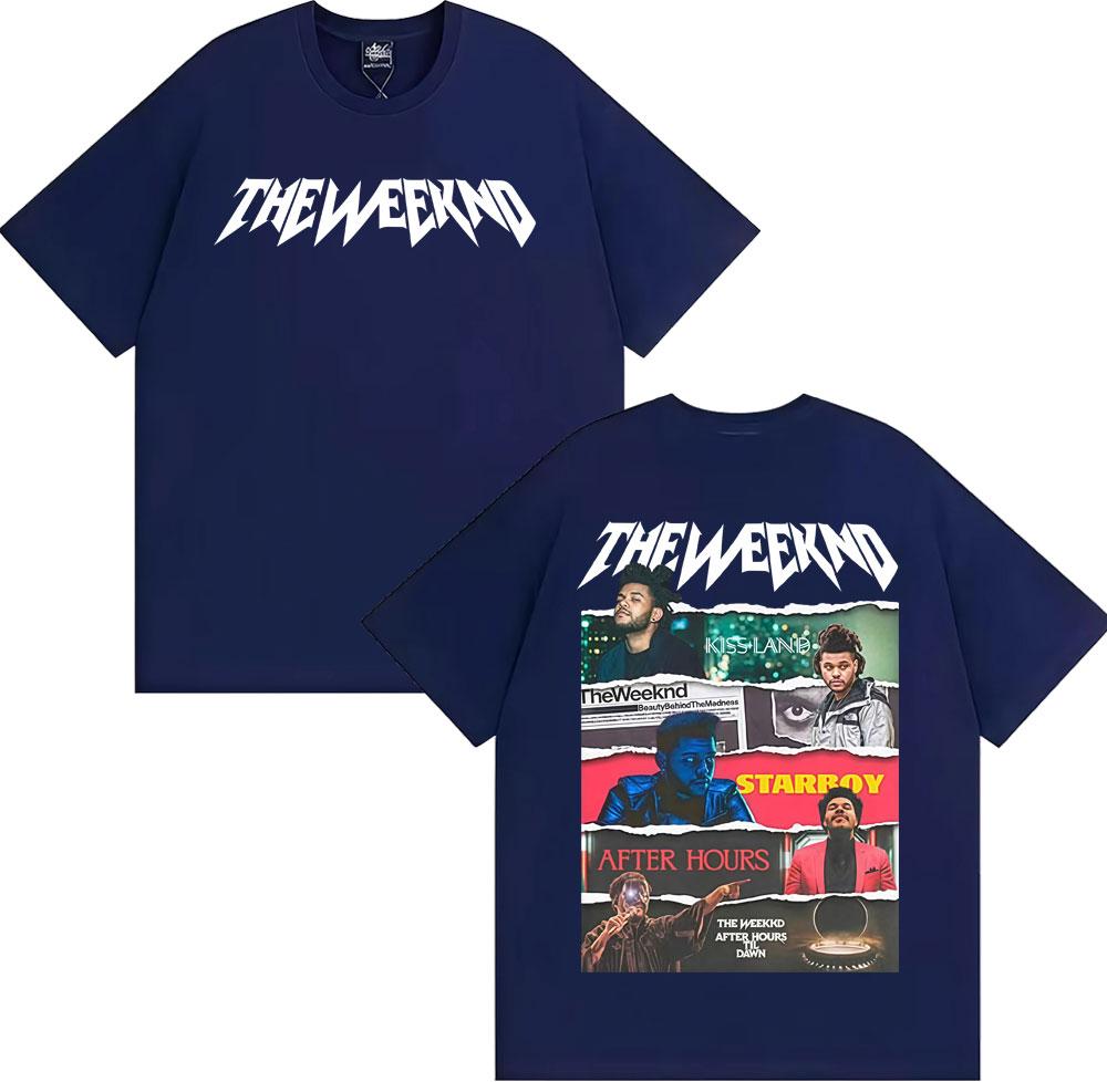 The Weeknd After Hours Til Dawn 2026 Tour Tshirts for Unisex Women Harajuku Hip Hop High Street T Shirt Summer Tops ONeck Tshirt