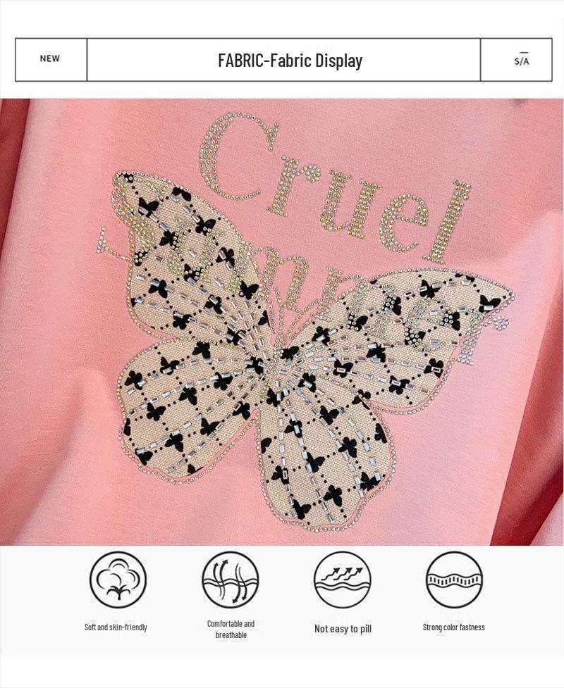 Plus Size Autumn Lapel Sweatshirt (Chest Circumference: 150/160cm, Suitable for 200-350 Jin)