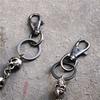 Men's Motorcyle KeyChain Jean Biker Wallet Belts Chain Skull Charm Gothic Rock Skull Pants Trousers Waist Key Men's  BL48