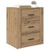 Nightstand Artisan Oak 35 X 50 X 60 Cm Engineered Wood