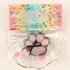 Cat Paw Mochi Taba Squishy Fidget Toy Antistress Black Cat Foot Slow Rebound Pinch Decompression Squeeze Toy Stress Relief Toy