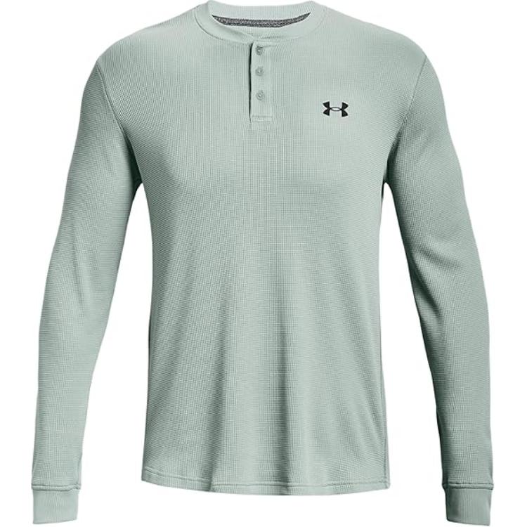 

Under Armour Logo Pullover Long Sleeve T-Shirt Men Tops Green 1302356-781 XXXL