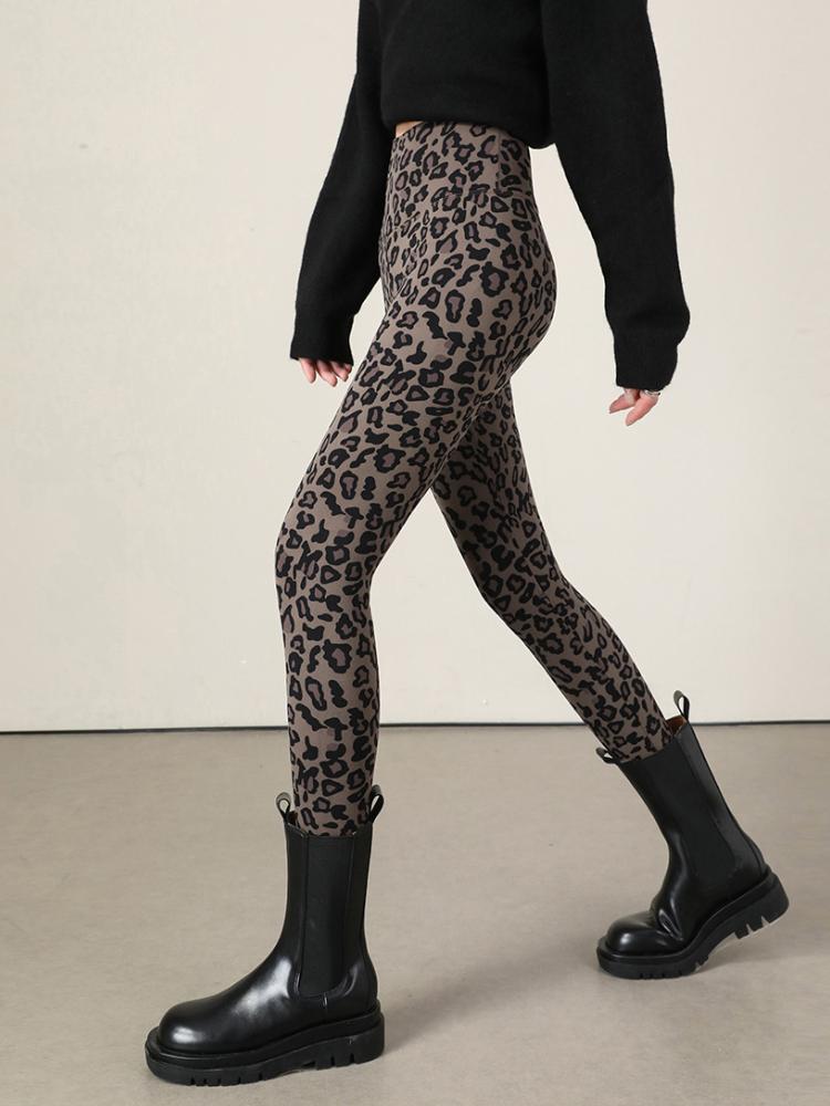 Toamnă iarnă Leggings din piele de rechin de modă din catifea subțire pentru femei, cu talie înaltă, sexy, subțiri, strânse, calde, pantaloni de yoga