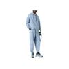 Emporio Armani Letter Pattern Drawstring Hooded Sports Sweatshirt Men Sweatshirt Blue 3D1MEG-1JWPZ-F917