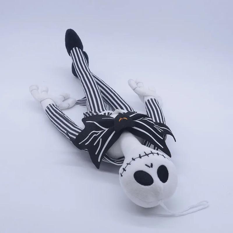 8 Style Cartoon Anime Skellington Dog Plush Toy Anime Cartoon JACK Bone Skeleton Skull Cosplay Santa Claus Soft Stuffed Toy Gift