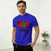 Unisex Kingdom of Morocco Flag Logo Art T Shirt Pure Cotton Clothing Amazing Short Sleeve Round Collar Tee Shirt Plus Size TShirt