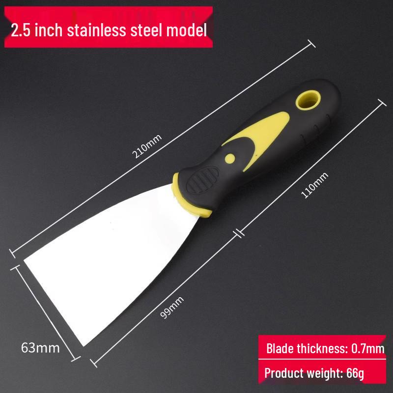Stainless Steel Putty Knife Scraper and Spatula for Wall Caulking and Painting