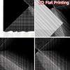 2D-Flachdruck, 2-teilige Vorhänge (Ohne Stange) Geometrisches Schwarz-Weiß-Design Valentinstag Festival Chic Druckvorhänge