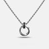 Men's Retro Mobius Strip Necklace – Trendy Hip Hop Unisex Pendant