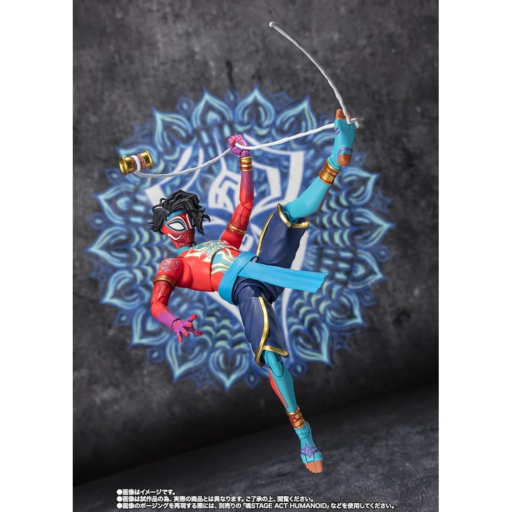 TAMASHII NATIONS Spider-Man Across the Spider-Verse Spider-Man India S.H.Figuarts Action Figure 15 cm