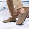 Couple's Winter Cotton Shoes Plush Warm Indoor Walking Shoes Elastic Flats Winter Warm Casual Shoes Anti-slip Soft Sole