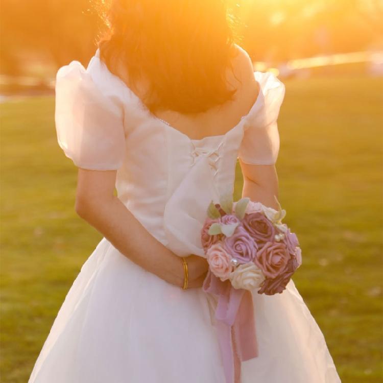 Wedding Artificial Flower Bouquet Simulation Wedding Flower Arrangement