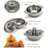 Stainless Steel Lemon Squeezer,Juicer with Bowl Container for Oranges Lemons Fruit Home Made Juice in Kitchen