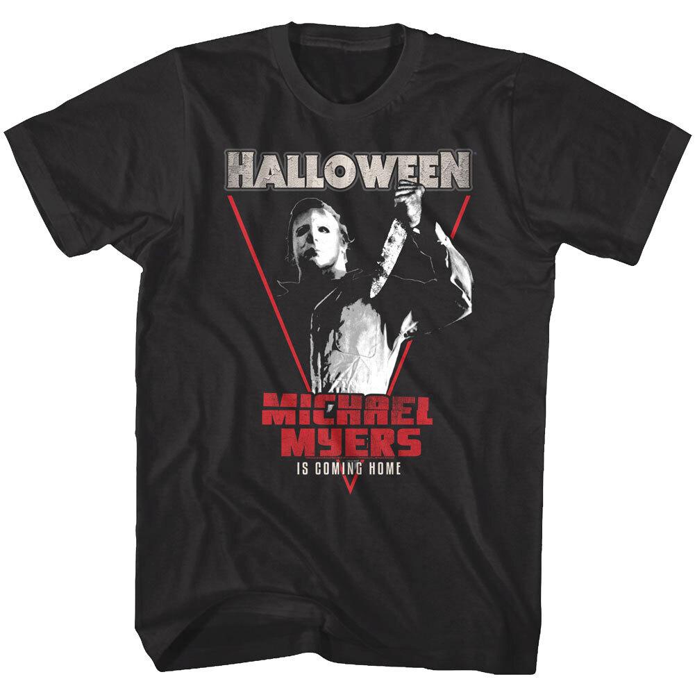 Halloween Michael Myers is Coming Home Men T Shirt L