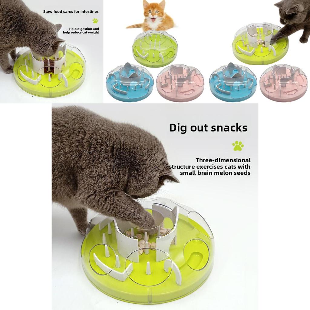 Cat Maze Feed Toy With Abs Material For Interactive Play And Energy Burnoff