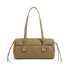 New Autumn and Winter Vegetable-tanned Cowhide Underarm Bag, High-end Pillow Handbag for Women, Popular Versatile Shoulder Baguette Bag
