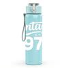 1PC Vintage 1972 Script Letter 750ml Color Plastic Sports Water Bottle Leakproof Flip Straw Lid Suitable for Sports Office Home Use