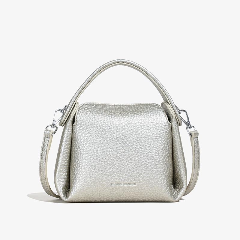 Мягкая сумка-портсигар Повседневная французская сумка-пельмень 2024 года весна-лето новая — фото 5