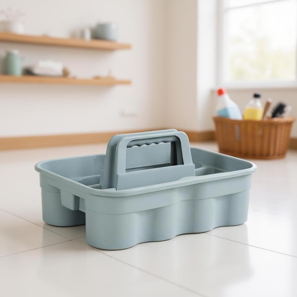 Housekeeping Shower Basket Supply Organizer with HandleLightweight Maid Carrier Easy To Organize