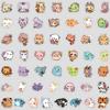 50 Cute Cartoon Animals Doodle Stickers Creative Animal Stickers Mobile Phone Computer Waterproof Decorative Stickers