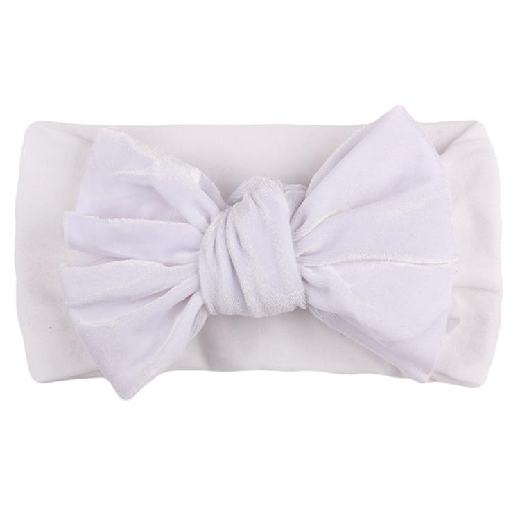 Wholesale Custom Toddler Baby Boutique Ribbon Hair Bows Big Bowknot Headband Baby Girl Ribbon Hair Bow Headband
